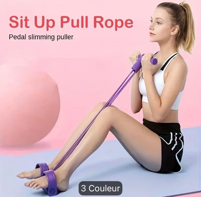 Bande de Résistance laMultifonction avec Pédales – Entraînement Complet à Domicile
