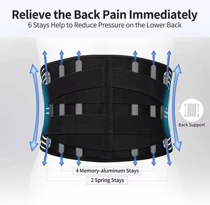 Zolarie™ | Ceinture Lombaire de Soutien Réglable – Confort et Soulagement du Dos