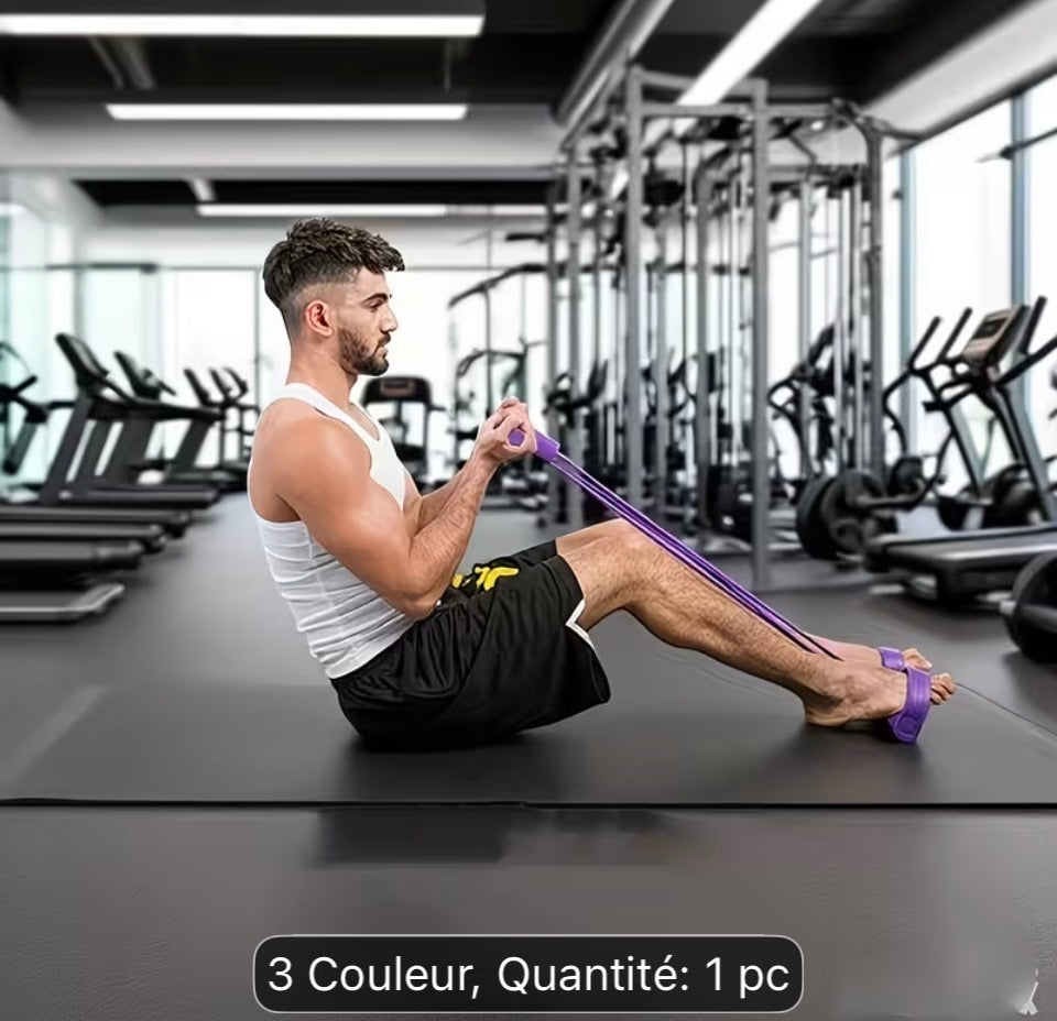 Bande de Résistance laMultifonction avec Pédales – Entraînement Complet à Domicile